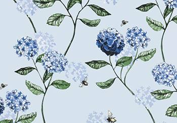 2016年家紡花型關(guān)注重點 | 繡球花