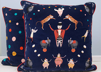 18/19秋冬兒童房&ldquo;暗黑智能&rdquo;主題印花&圖案--太空馬戲團