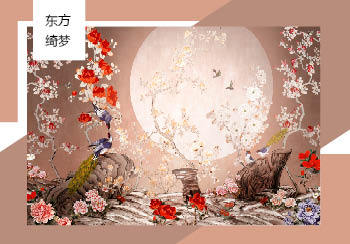2020春夏家紡花型&圖案趨勢預測--東方綺夢