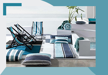 2023春夏家紡趨勢預測--度假寬條紋