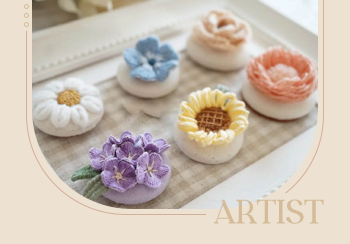 手作藝術(shù)家推薦--溫柔植物刺繡