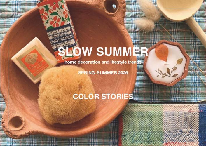 2026春夏家居裝飾和生活方式色彩趨勢預測 -- SLOW SUMMER 夏日慢生活